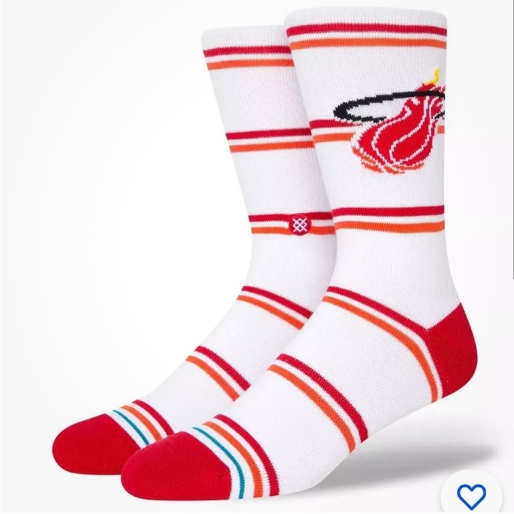 NWT Stance NBA Miami Heat
Hardwood Classic Casual Socks
Men